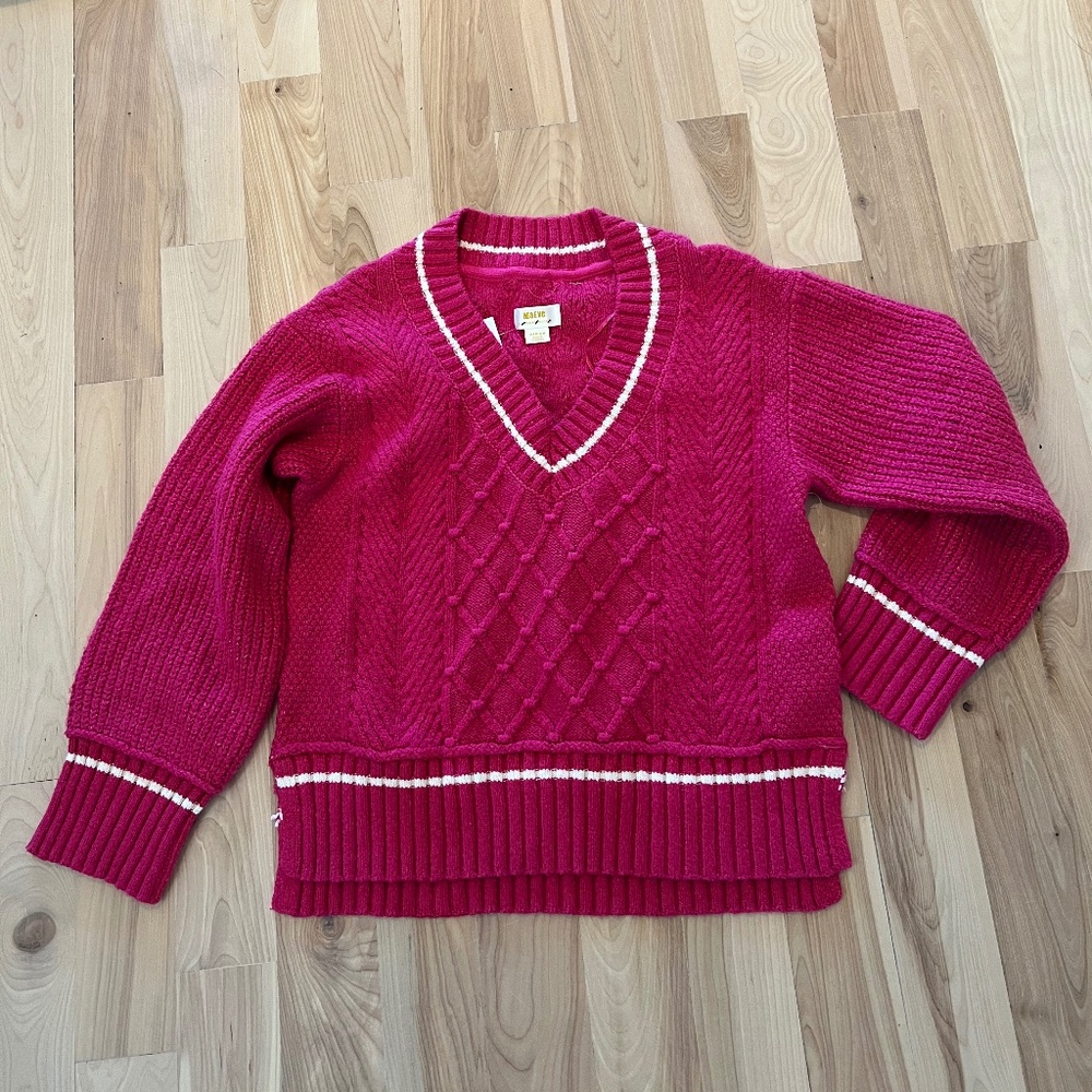Maeve by Anthropologie fuschia sweater NWOT